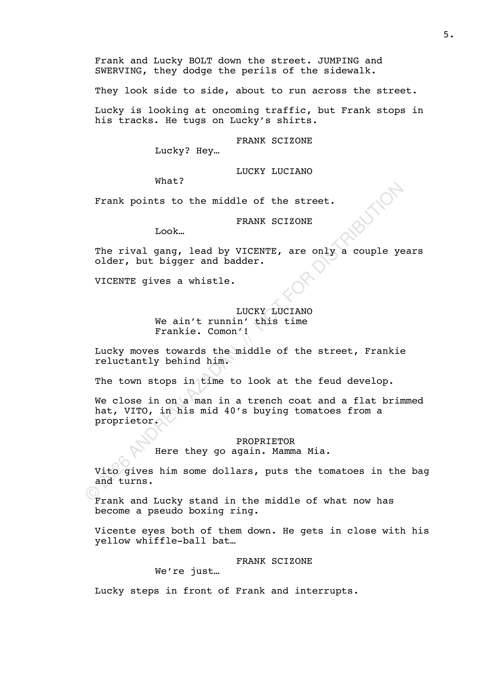 Page 5 of 10, La Cosa Nostra