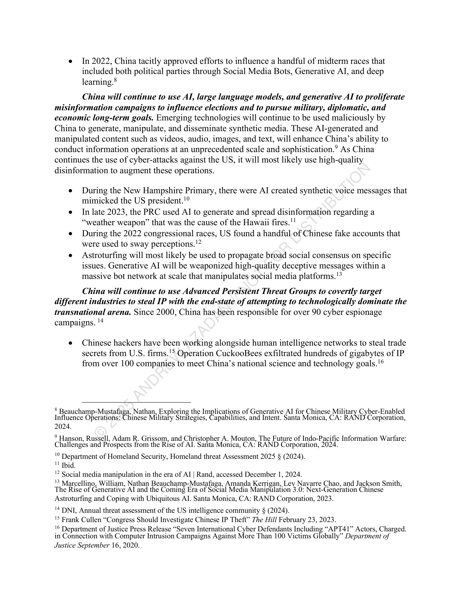 Page 2 of 4, China's Advancements in Cyber Capabilities