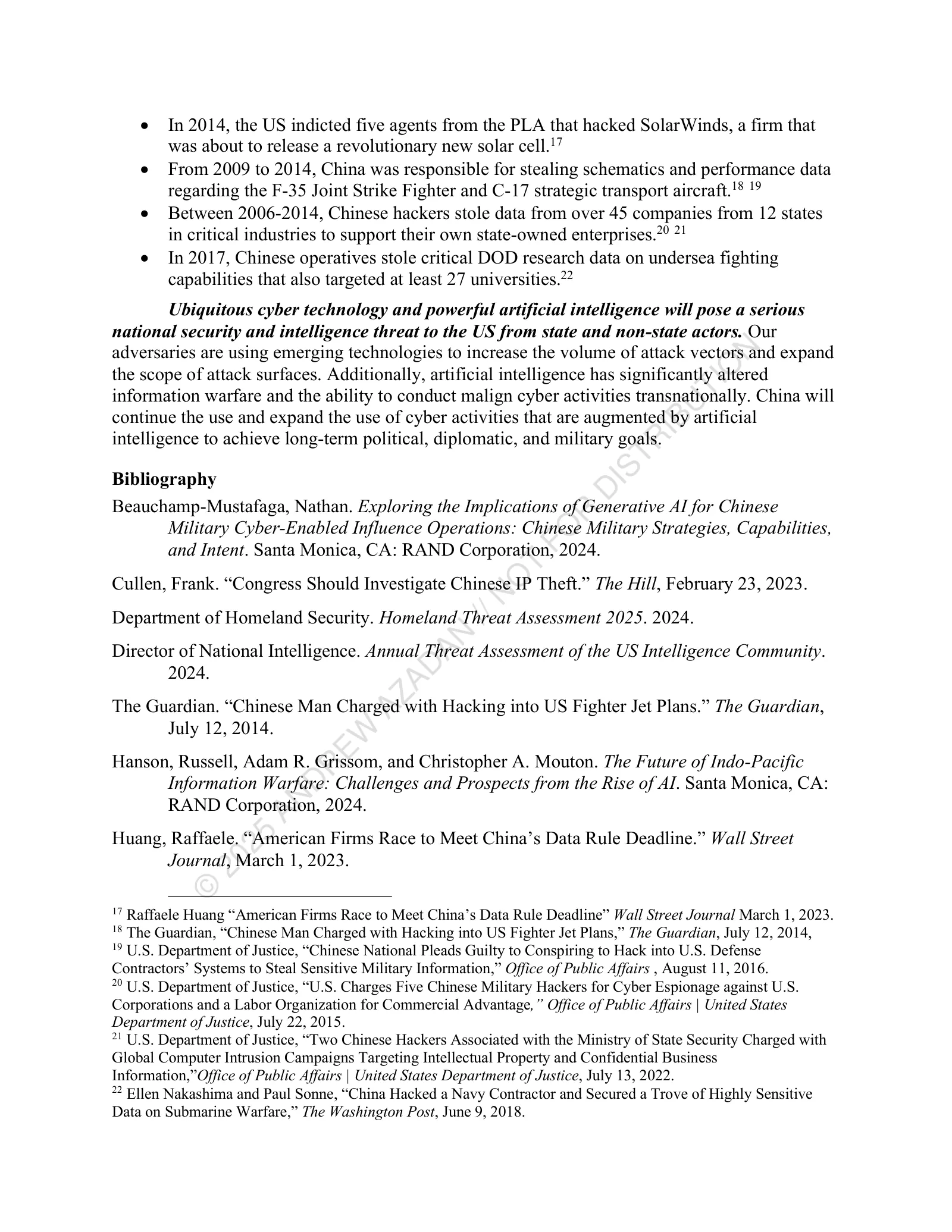 Page 3 of 4, China's Advancements in Cyber Capabilities