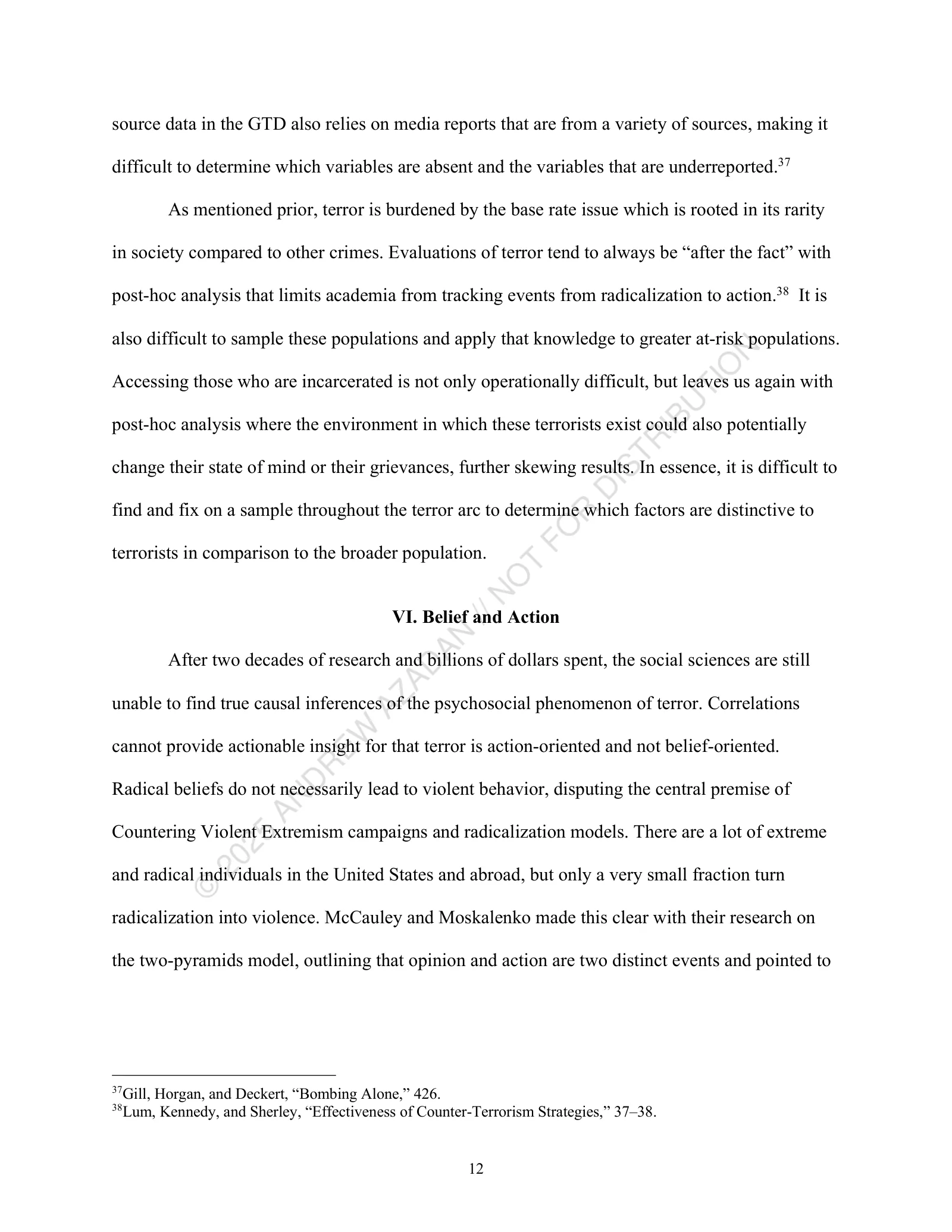 Page 12 of 25, The Terror Research Dilemma