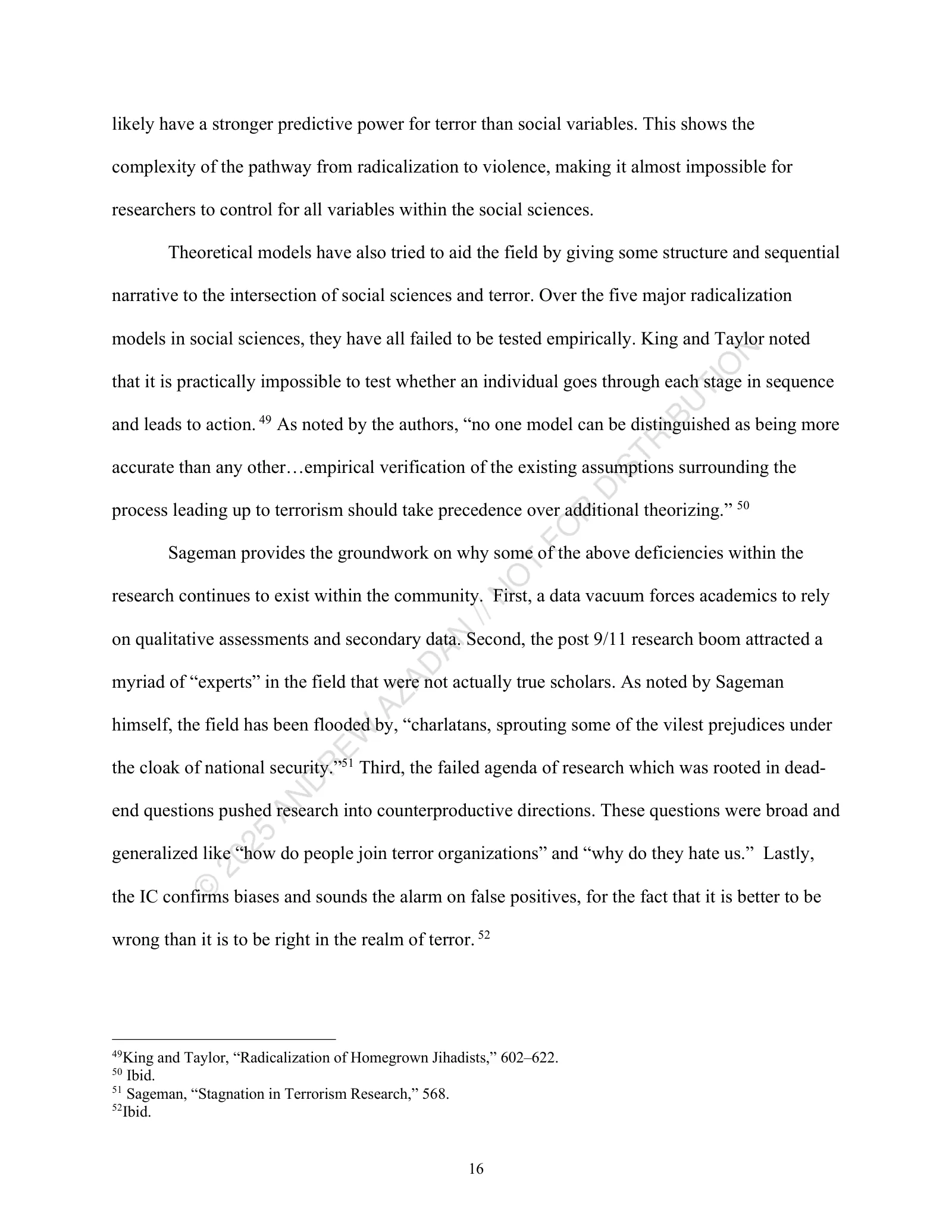 Page 16 of 25, The Terror Research Dilemma