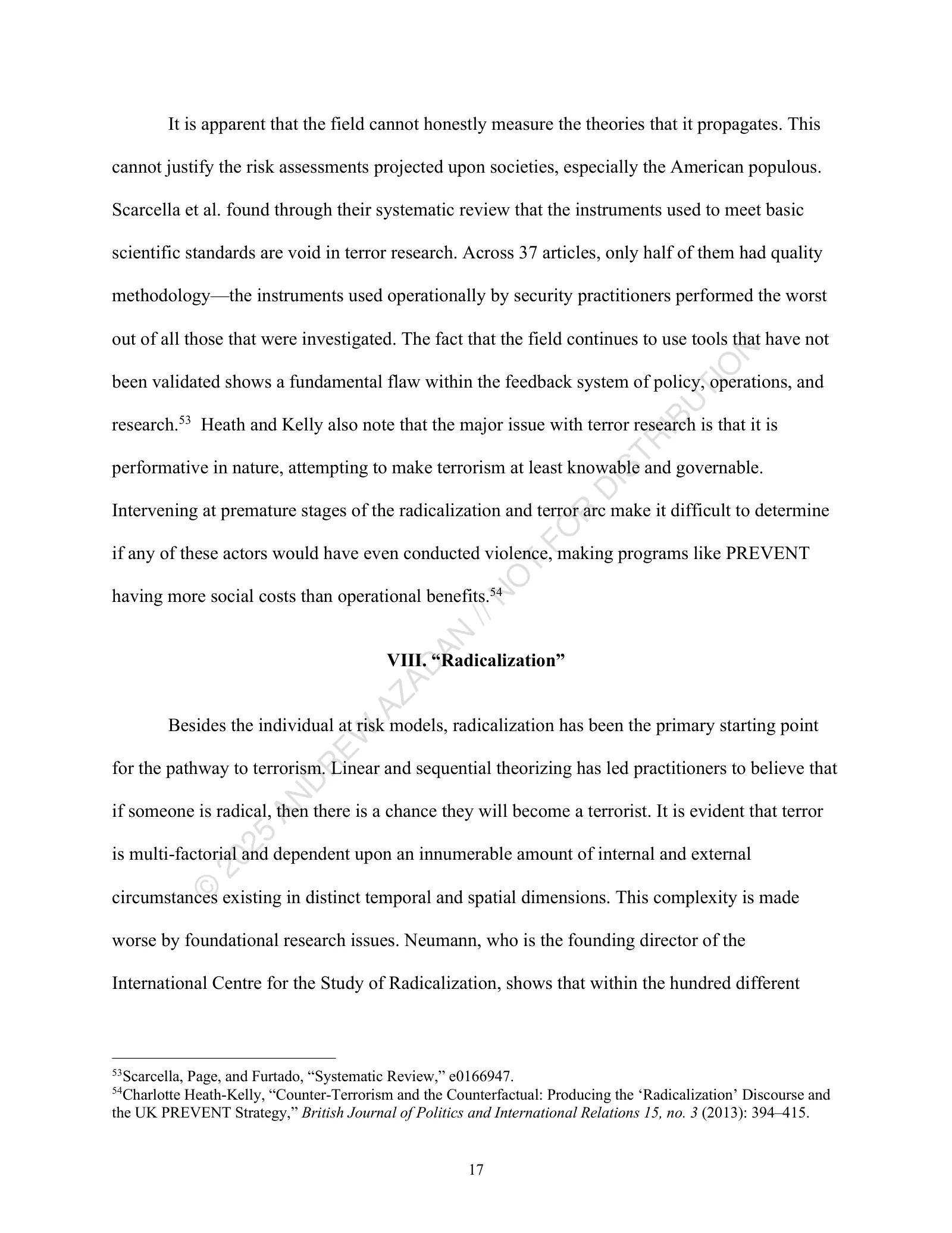 Page 17 of 25, The Terror Research Dilemma